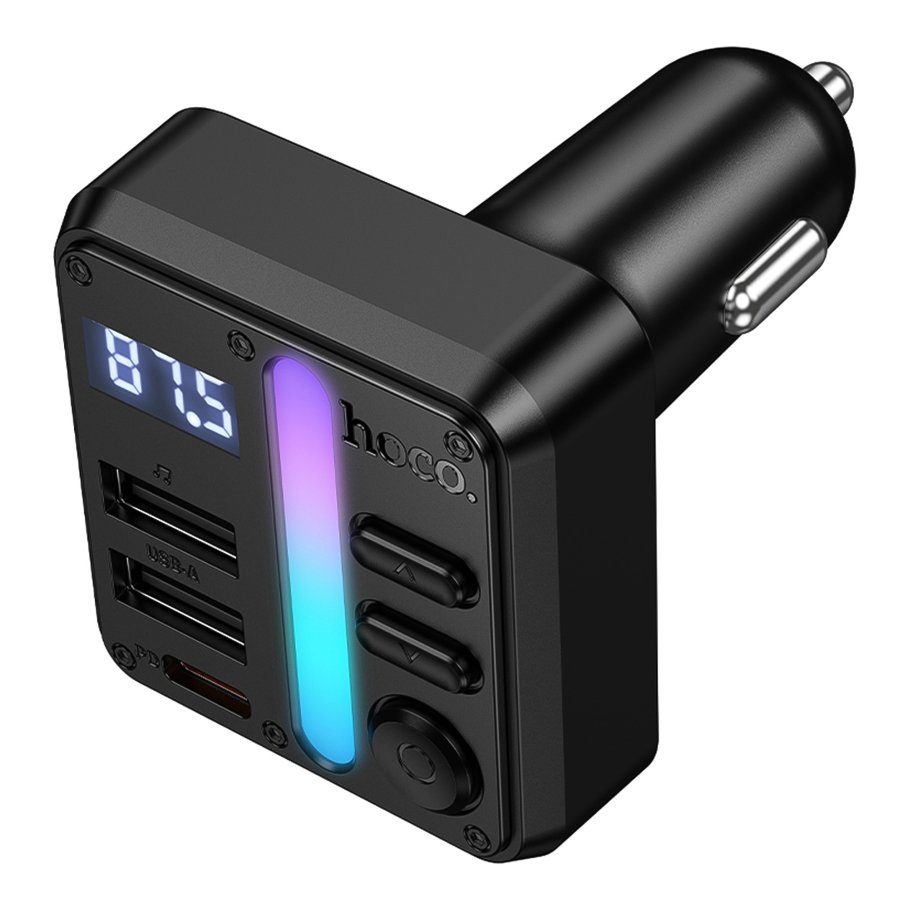 FM-трансмітер Hoco E89 USB-C PD30W+USB 15W/TF/BT5.4 Total 45W 4