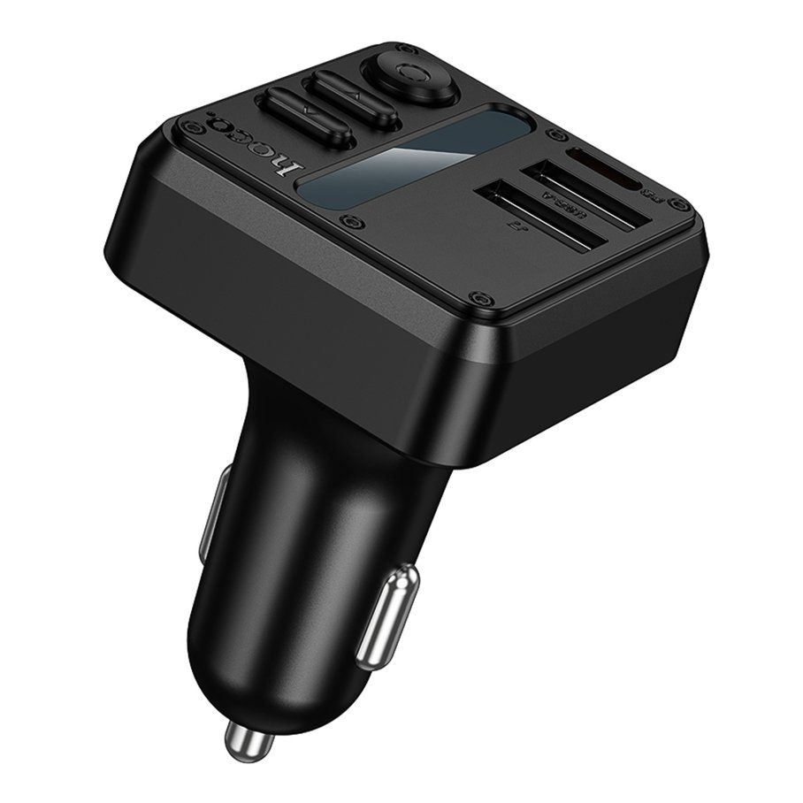 FM-трансмітер Hoco E89 USB-C PD30W+USB 15W/TF/BT5.4 Total 45W 5
