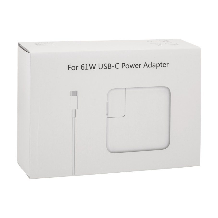 Мережевий Зарядний Пристрій Macbook USB-C PD61W NO LOGO 2