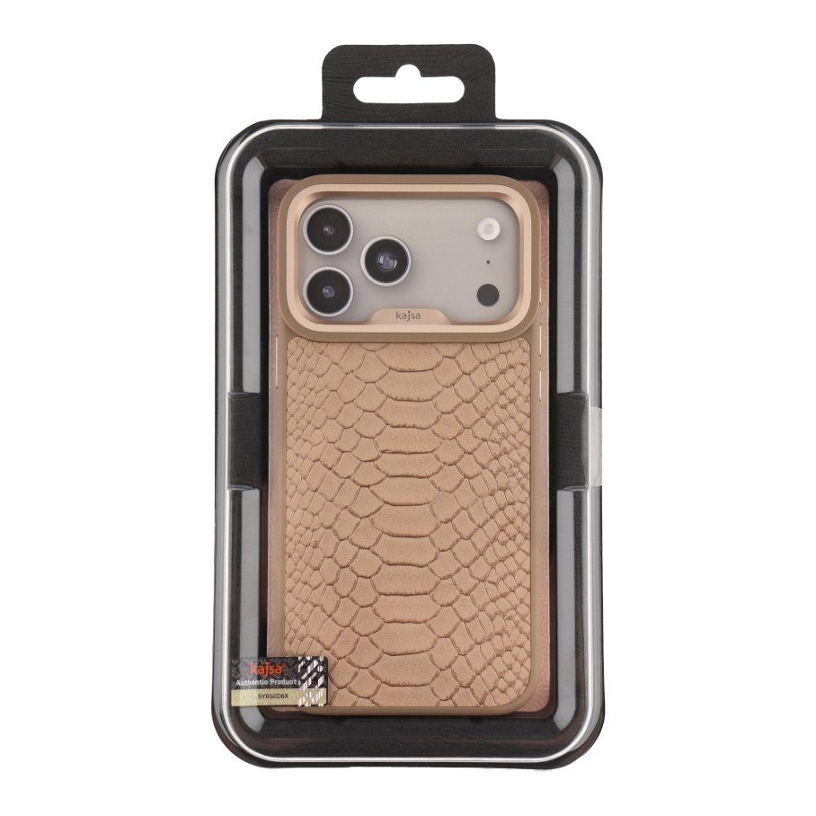 Чохол Kajsa Glamorous Collection Snake Pattern with MagSafe для iPhone 17 Pro 4