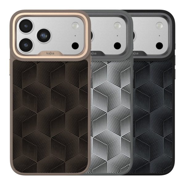 Чохол Kajsa Splendid Collection 3D Cube Pattern with MagSafe для iPhone 17 Pro Max
