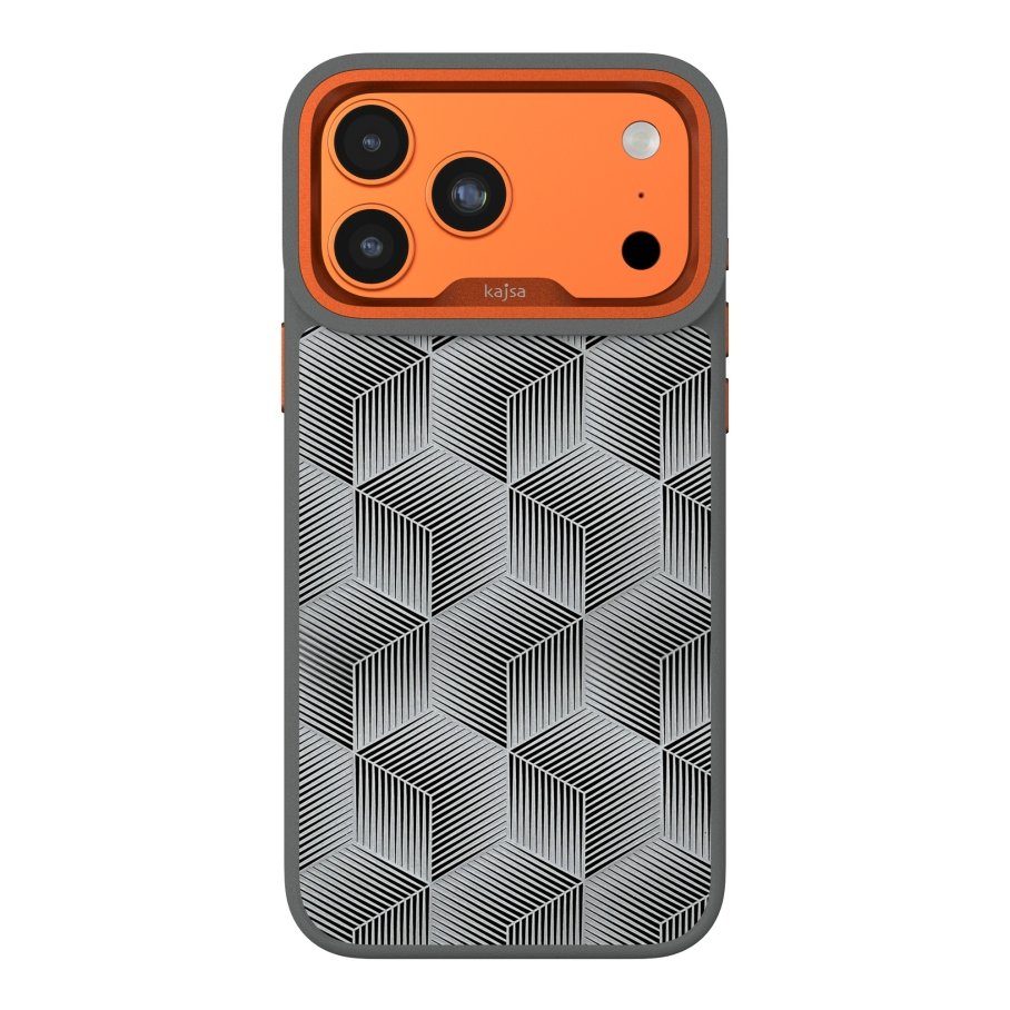 Чохол Kajsa Splendid Collection 3D Cube Pattern with MagSafe для iPhone 17 Pro Max 8