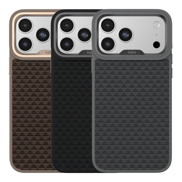 Чохол Kajsa Glamorous Collection Pyramid Pattern with MagSafe для iPhone 17 Pro Max