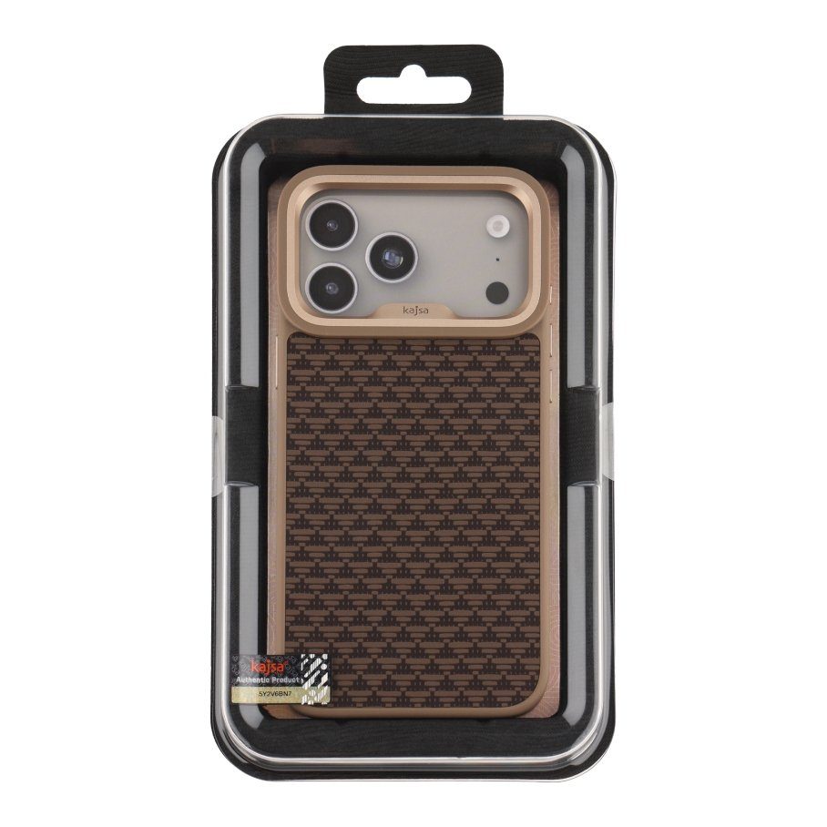 Чохол Kajsa Glamorous Collection Pyramid Pattern with MagSafe для iPhone 17 Pro 3