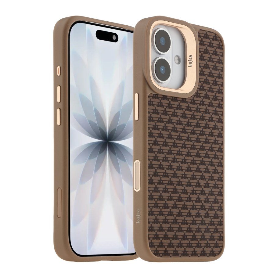 Чохол Kajsa Glamorous Collection Pyramid Pattern with MagSafe для iPhone 17 2