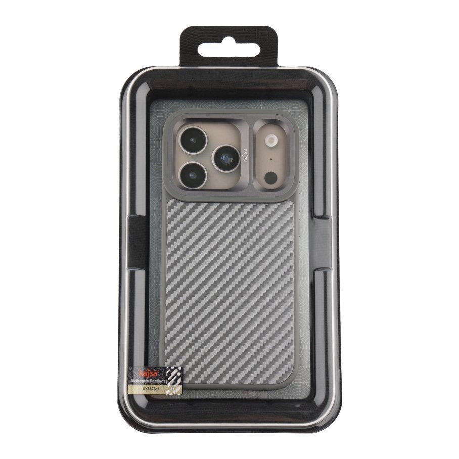 Чохол Kajsa Glamorous Collection Straw Mat Pattern with MagSafe для iPhone 17 Pro Max 5
