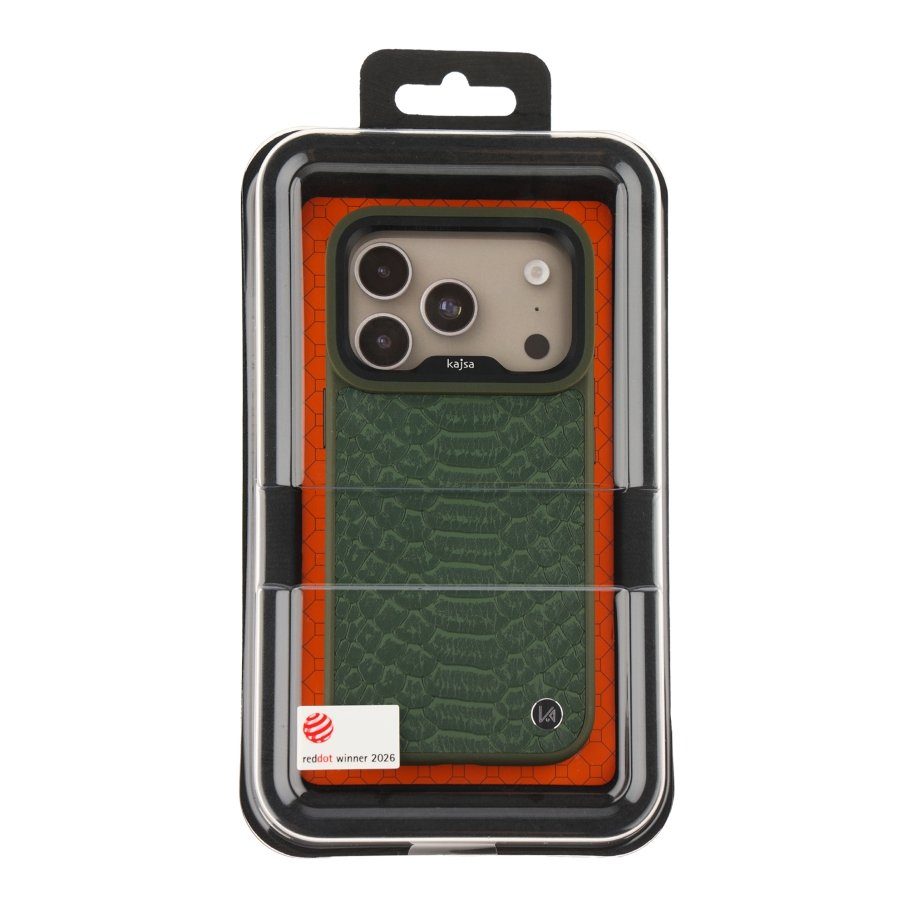 Чохол Kajsa Glamorous Collection Snake Pattern with MagSafe для iPhone 18 Pro Max 6