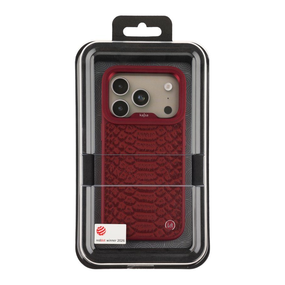 Чохол Kajsa Glamorous Collection Snake Pattern with MagSafe для iPhone 18 Pro 4