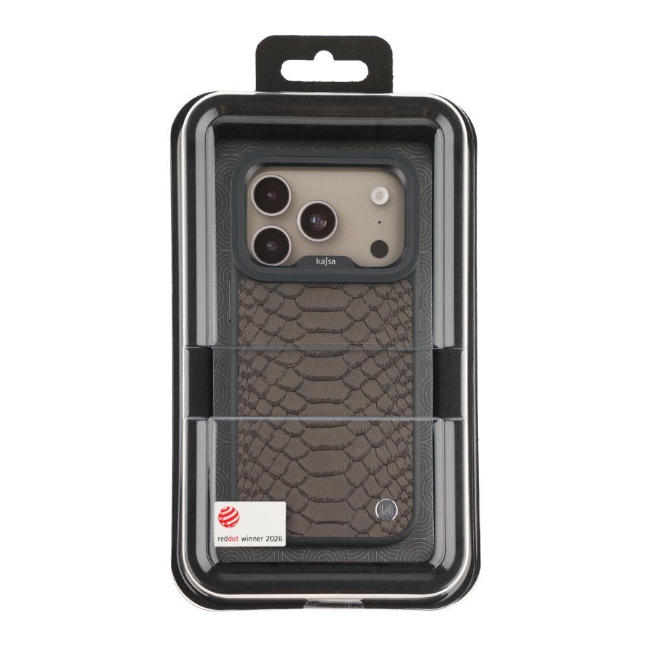Чохол Kajsa Glamorous Collection Snake Pattern with MagSafe для iPhone 18 Pro 3