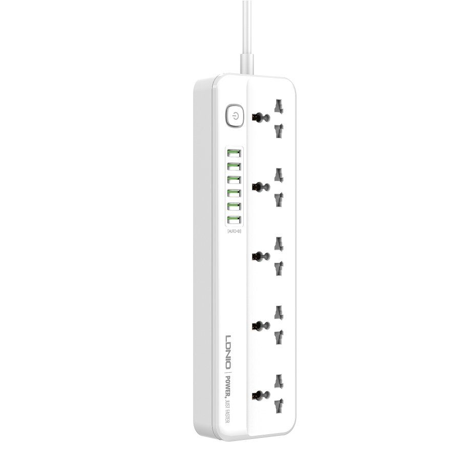 Мережевий подовжувач LDNIO SC5614 6USB-A / 5 Sockets 2m
