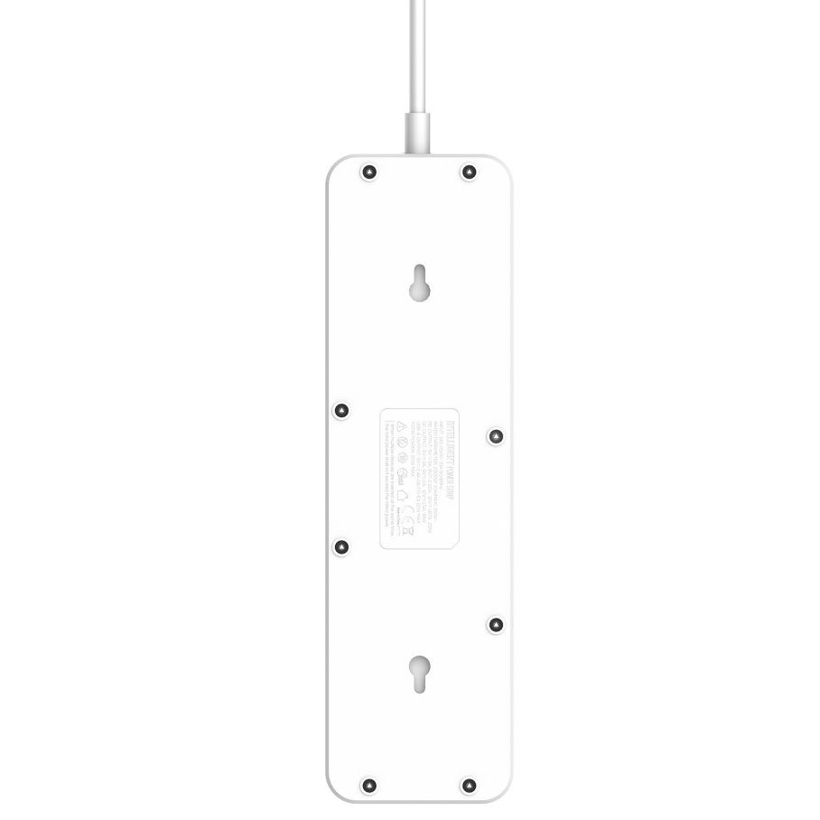 Мережевий Подовжувач LDNIO SC5415 1USB-C PD20W / 3USB-A QC18W / 5 Sockets 2m 3