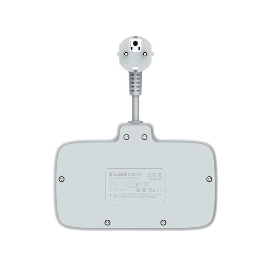 Мережевий Подовжувач LDNIO SC2413 1USB-C / 3USB-A QC/PD20W / 2 Sockets 3