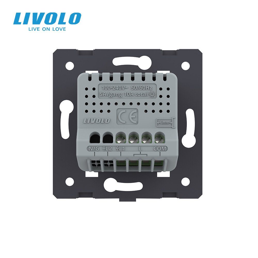 Сенсорний димер LIVOLO, прохідний, 2 А 230 В, 4