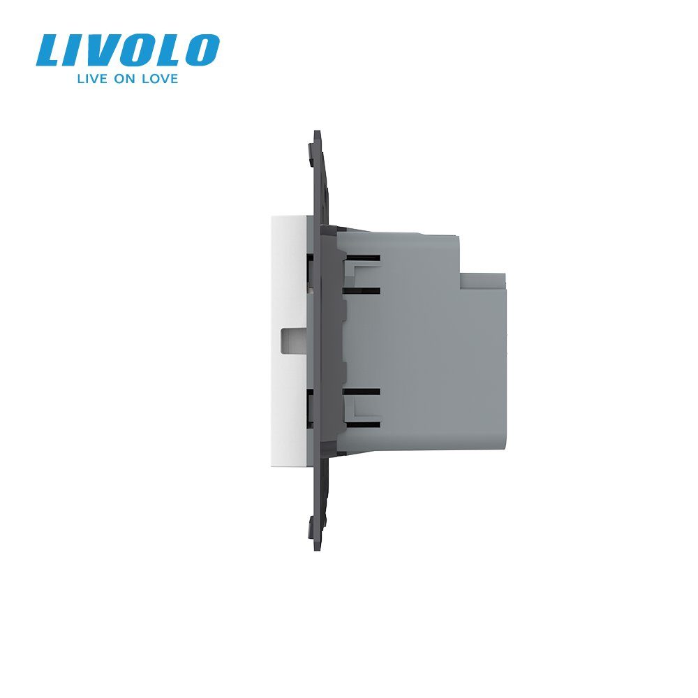 Розетка USB-A та USB-C LIVOLO з Power Delivery 36Вт, настінна, дизайнерська 2