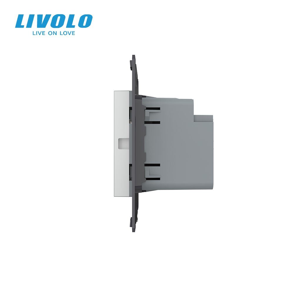 Розетка USB-A та USB-C LIVOLO з Power Delivery 36Вт, настінна, дизайнерська 2