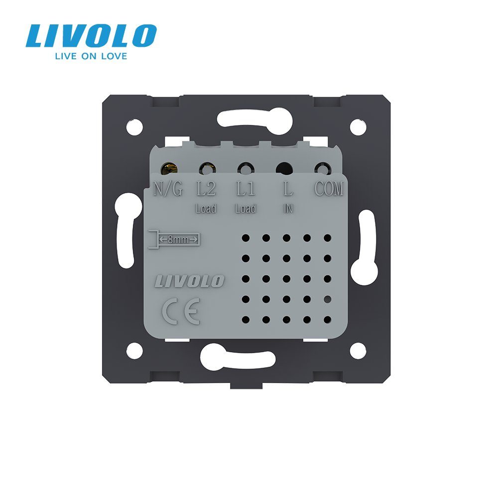 Розетка USB-A та USB-C LIVOLO з Power Delivery 36Вт, настінна, дизайнерська 4