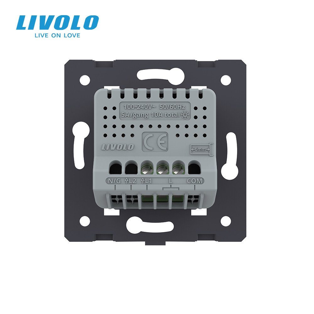 Розумне реле LIVOLO 5А 230В Wi-Fi вимикач 4