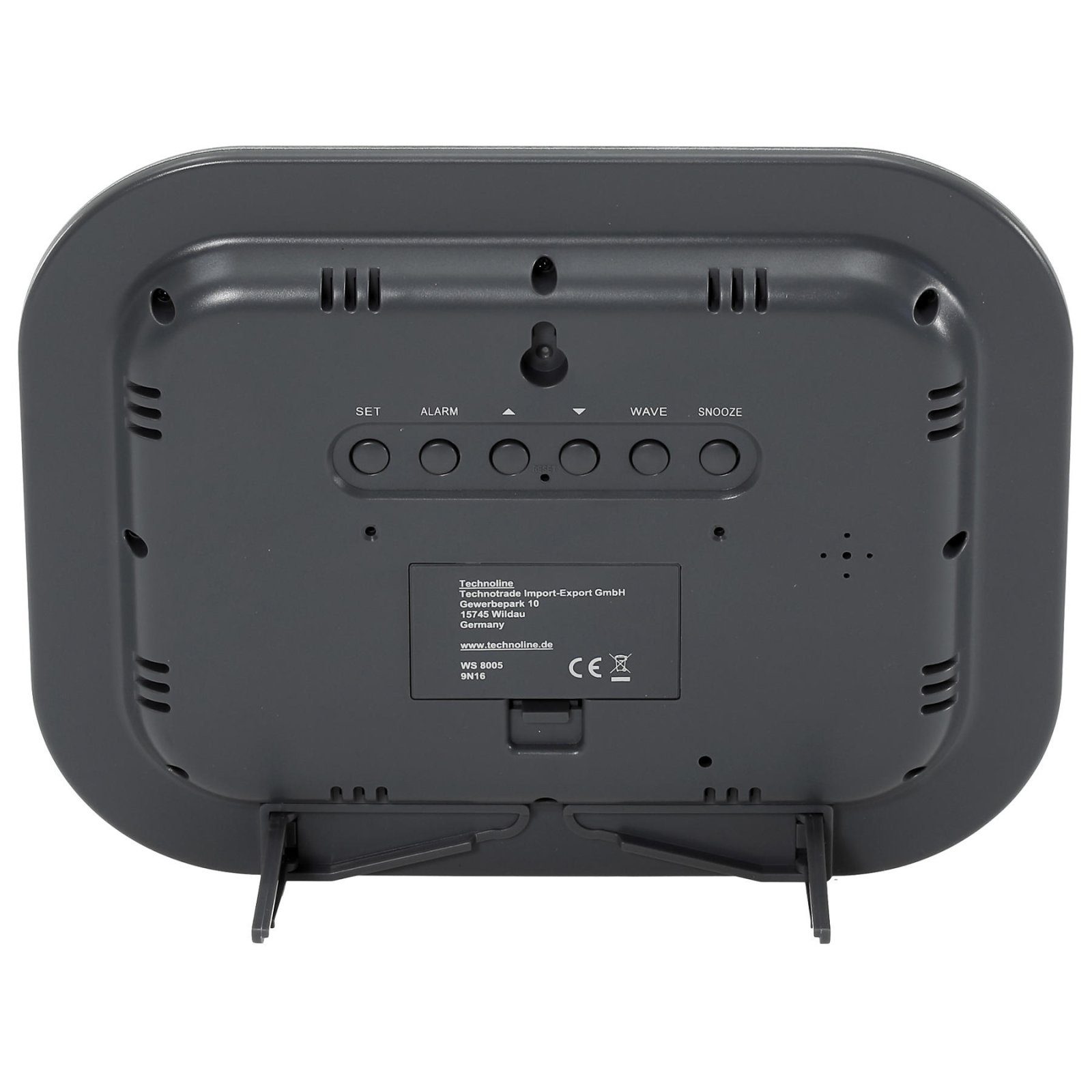 Годинник настінний Technoline WS8005 Silver/Black (WS8005) 2
