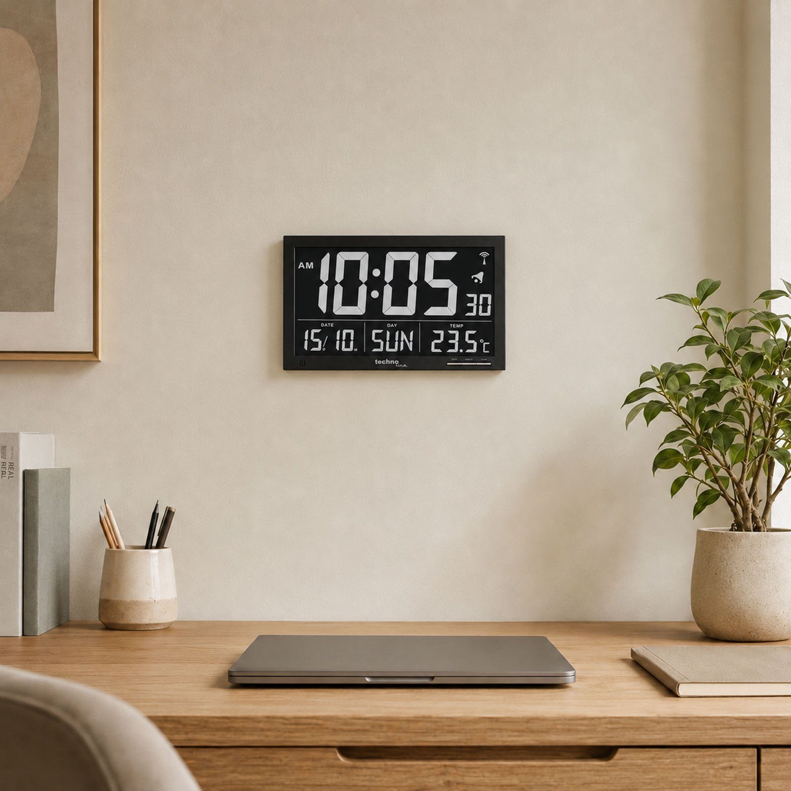Годинник настінний Technoline WS8007 Black (WS8007) 2