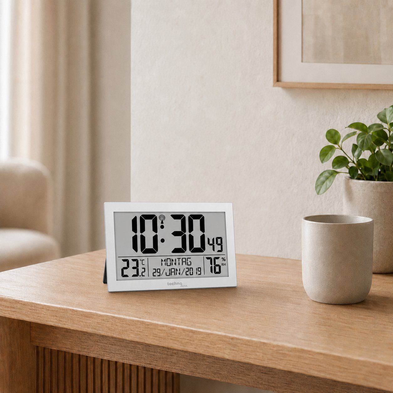 Годинник настінний Technoline WS8016 Silver (WS8016) 2