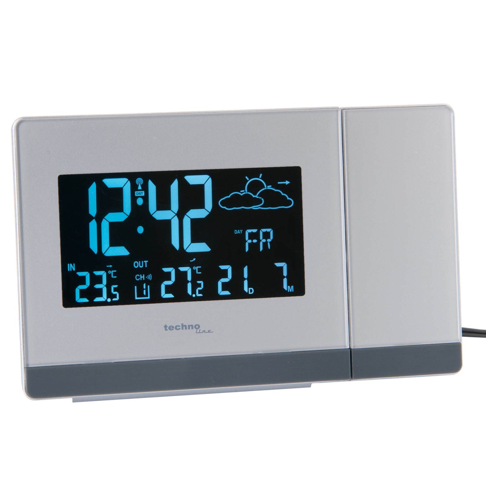 Годинник проекційний Technoline WT549 White (WT549) 4