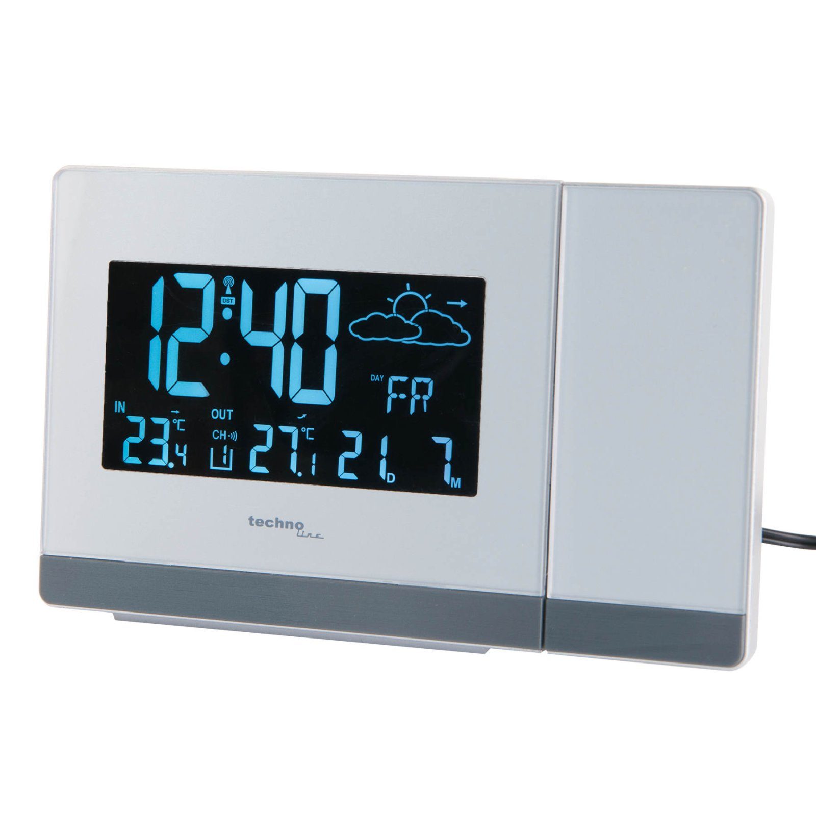 Годинник проекційний Technoline WT549 White (WT549) 3