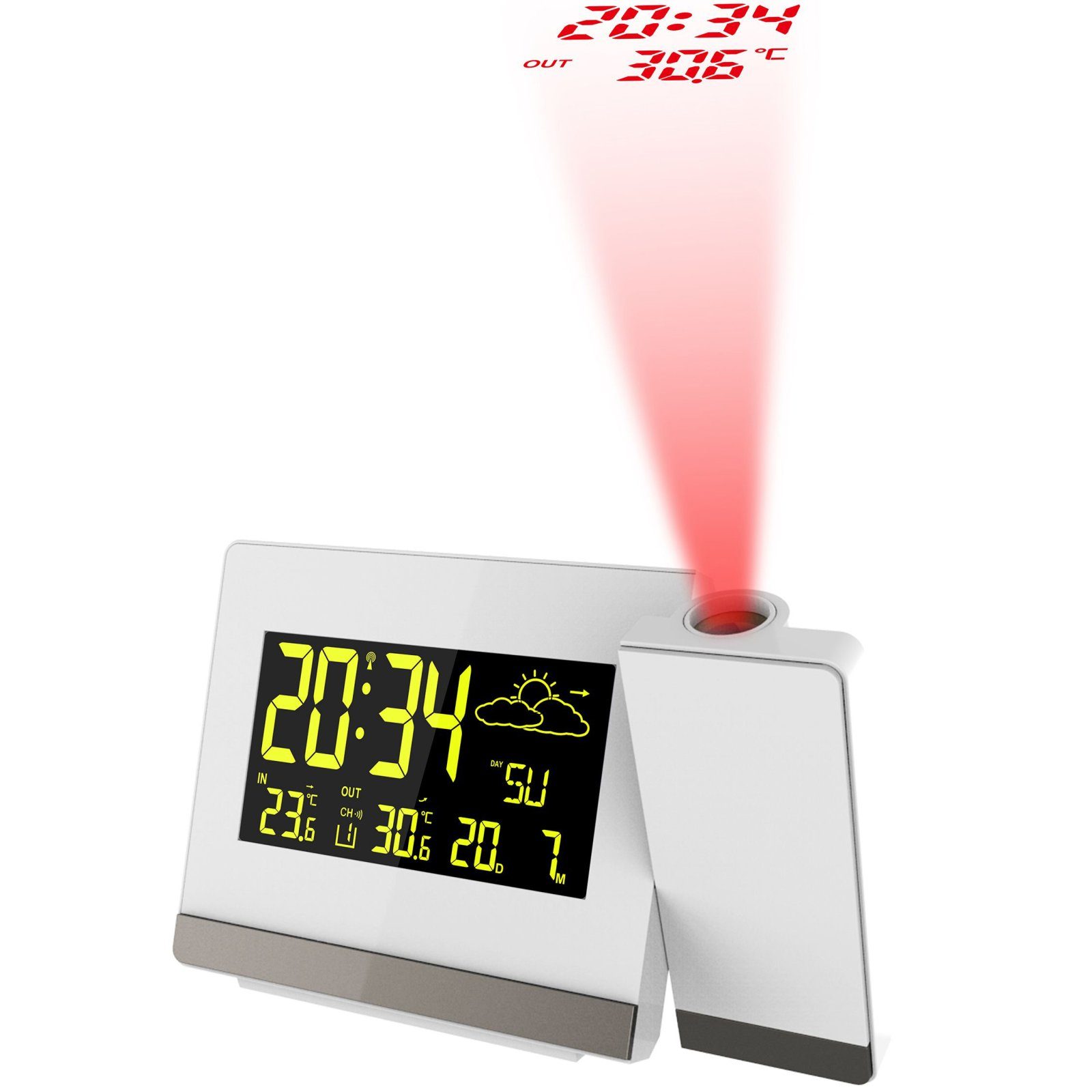 Годинник проекційний Technoline WT549 White (WT549) 2