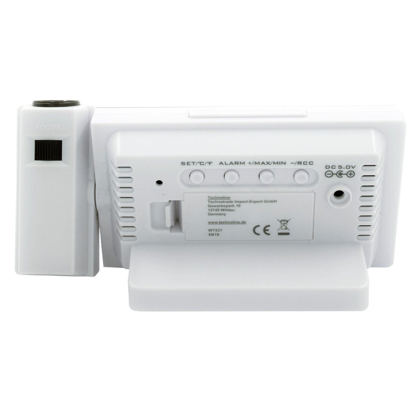 Годинник проекційний Technoline WT537 White (WT537) 4