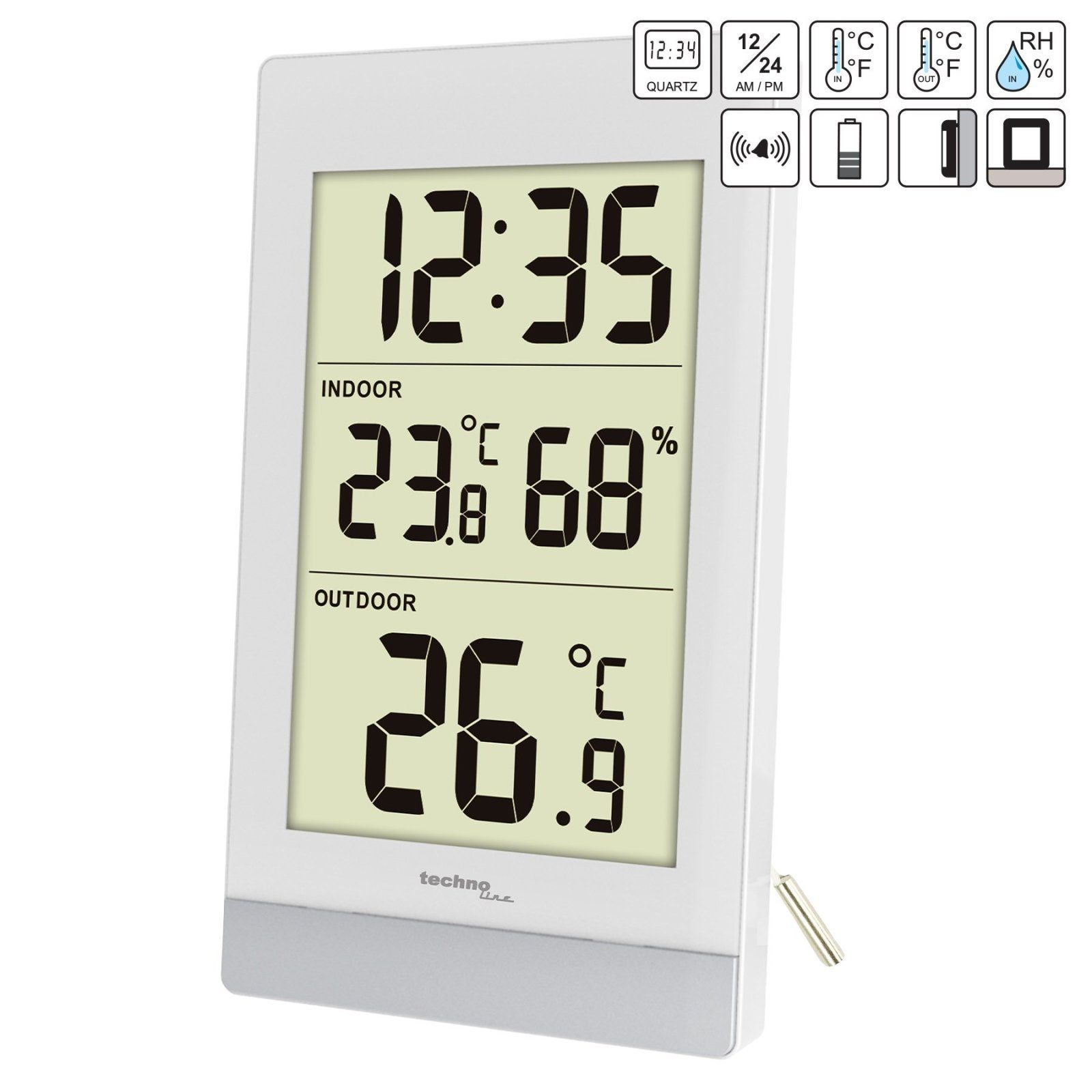Термогігрометр Technoline WS7039 White (WS7039) 3