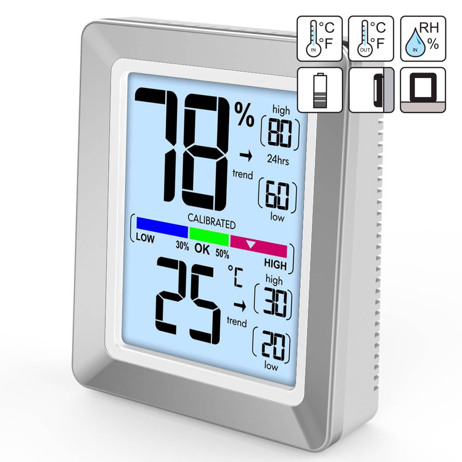 Термогігрометр Technoline WS9460 Silver/White (WS9460) 5