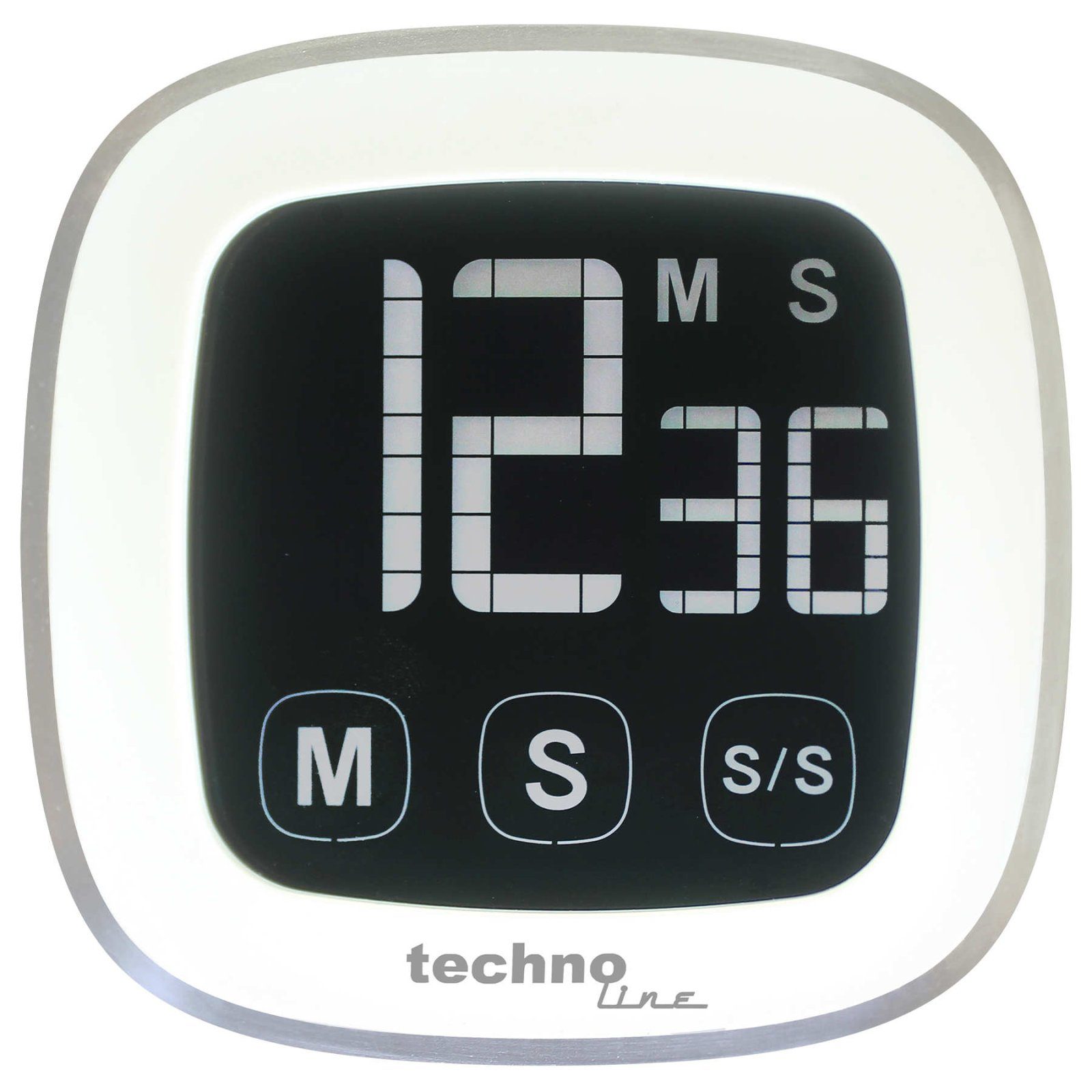 Таймер кухонний Technoline KT400 Magnetic Touchscreen White (KT400) 2