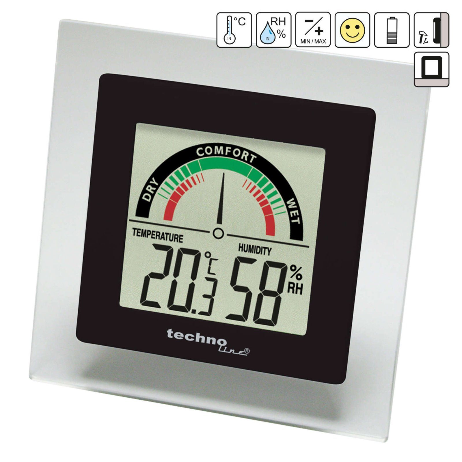 Термогігрометр Technoline WS9415 Black (WS9415) 5