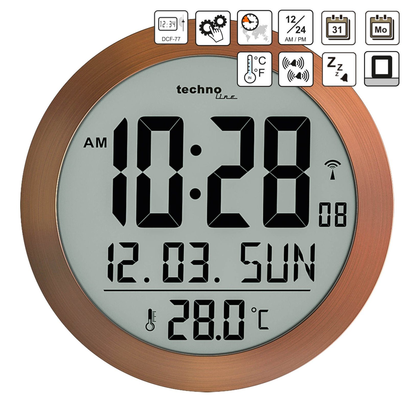 Годинник настінний Technoline WS8038 Cooper (WS8038) 2