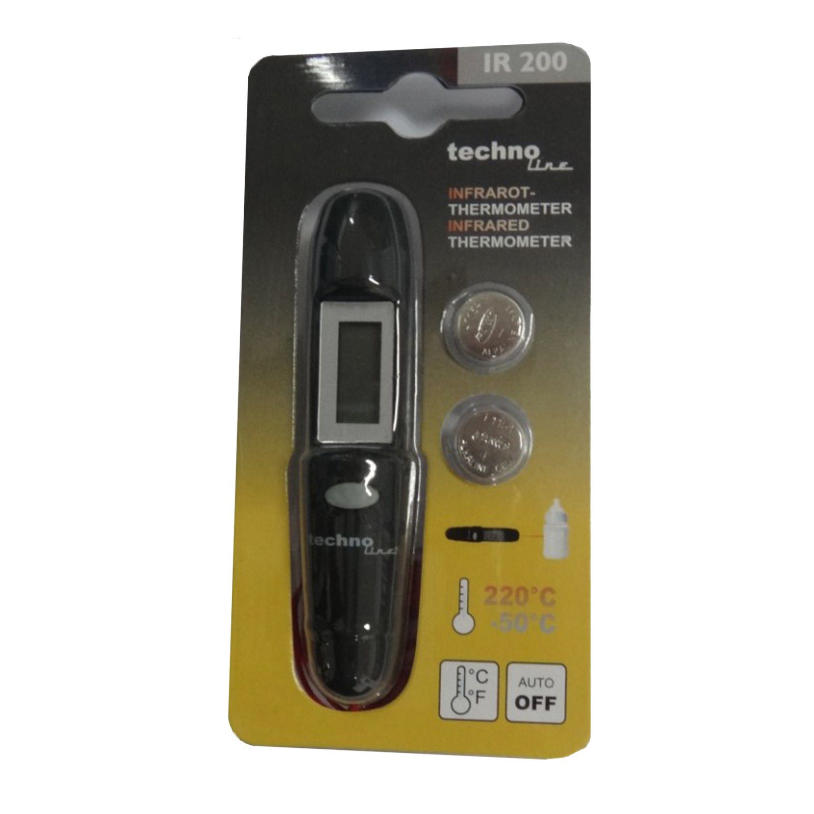 Термометр інфрачервоний Technoline IR200 Black (IR200) 2