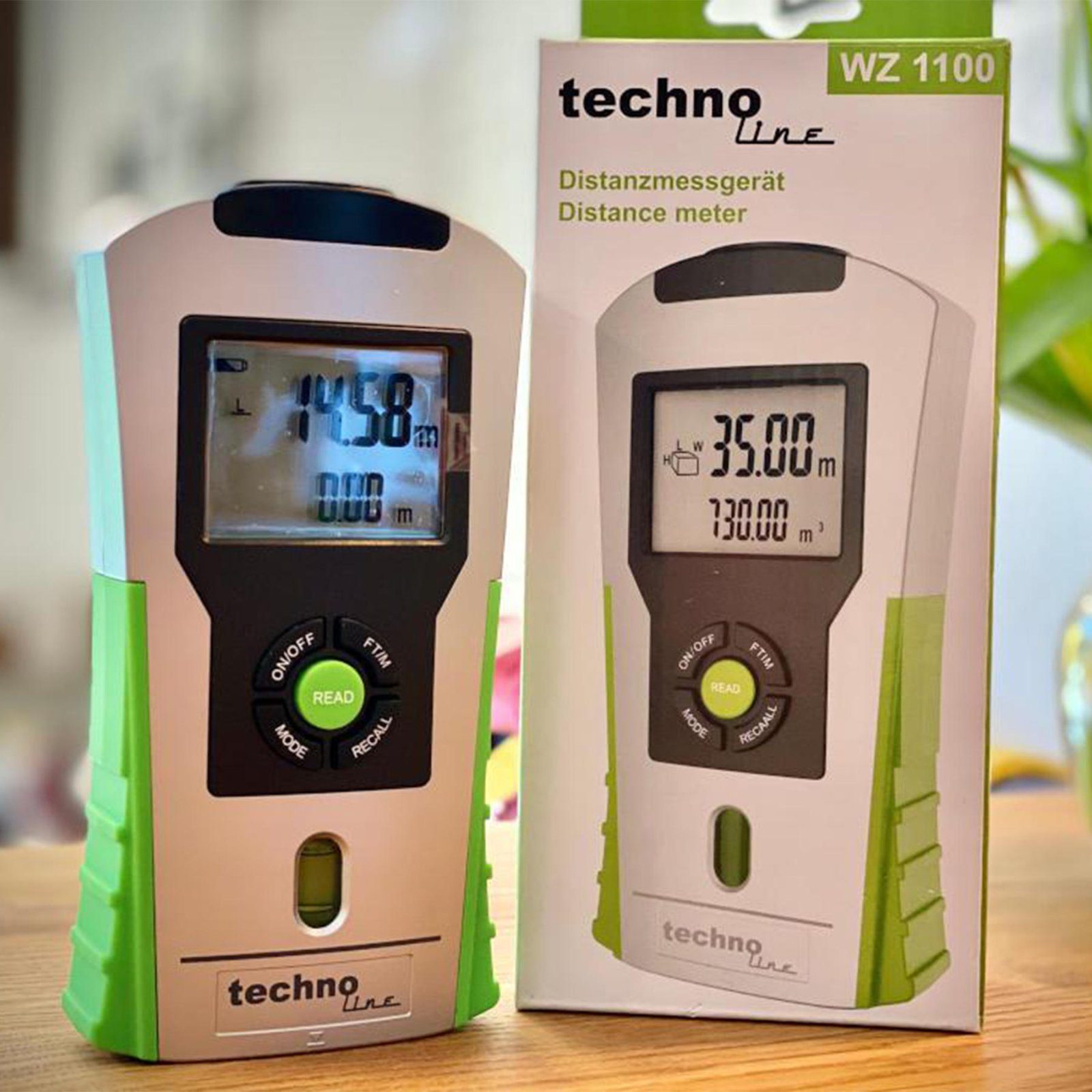 Ультразвуковий далекомір Technoline WZ1100 Silver/Green (WZ1100) 9