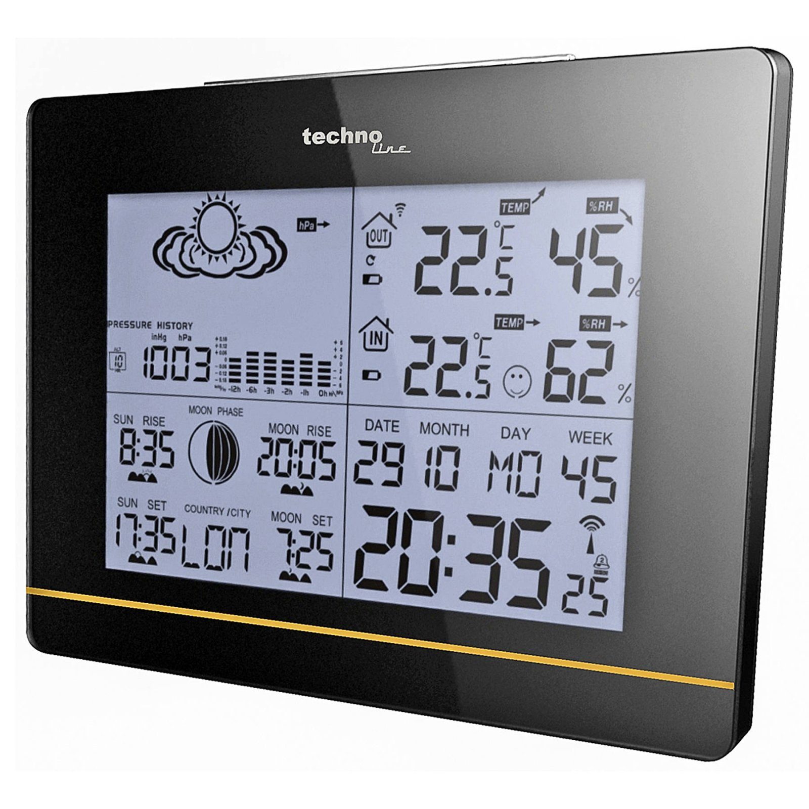 Метеостанція Technoline WS6750 Black (WS6750) 3
