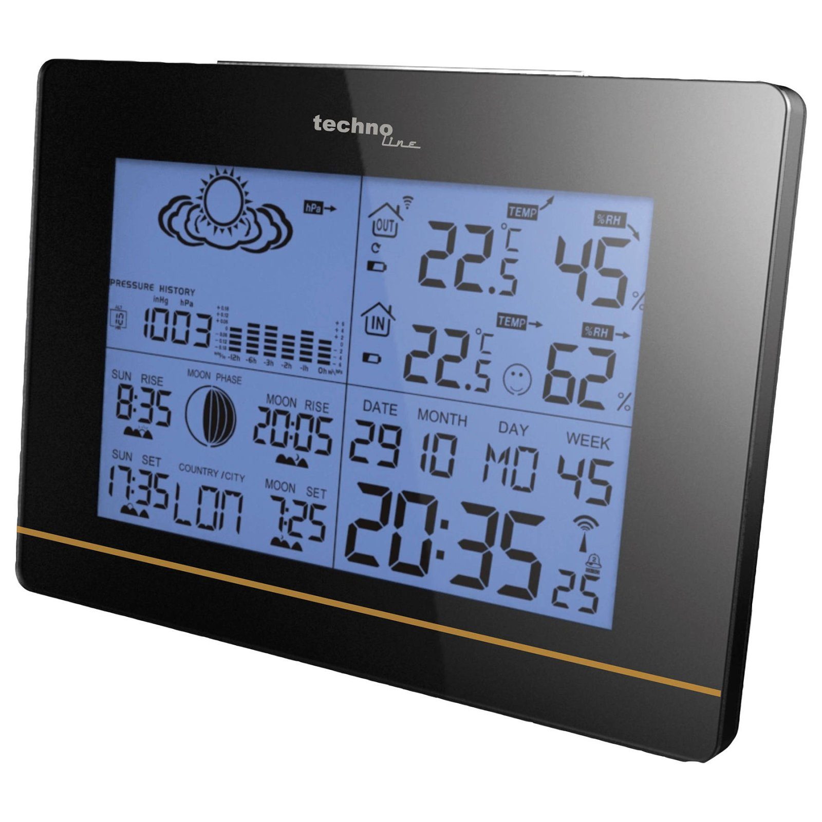 Метеостанція Technoline WS6750 Black (WS6750) 6