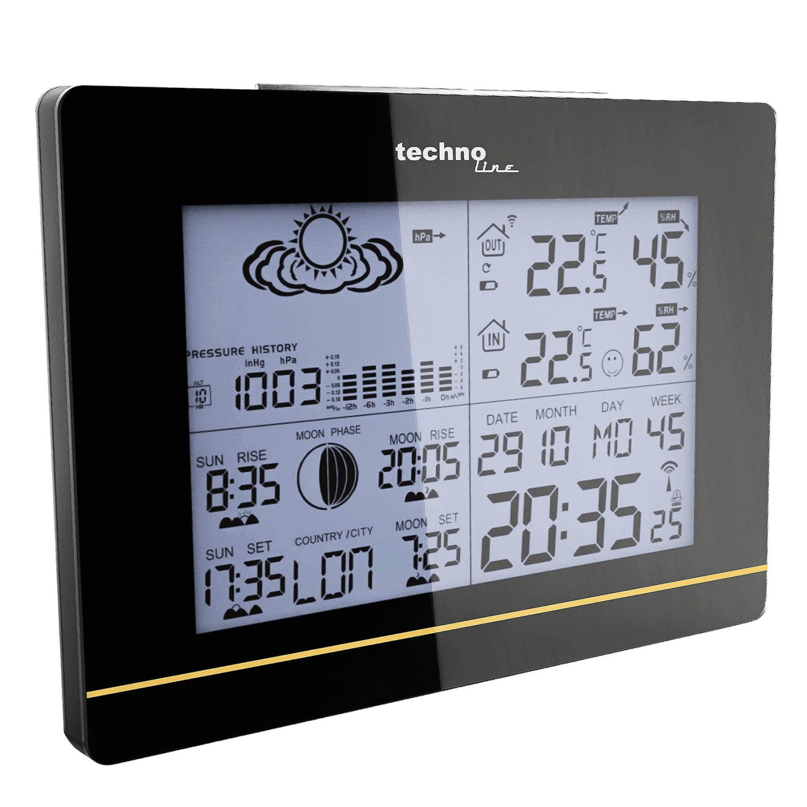 Метеостанція Technoline WS6750 Black (WS6750) 4