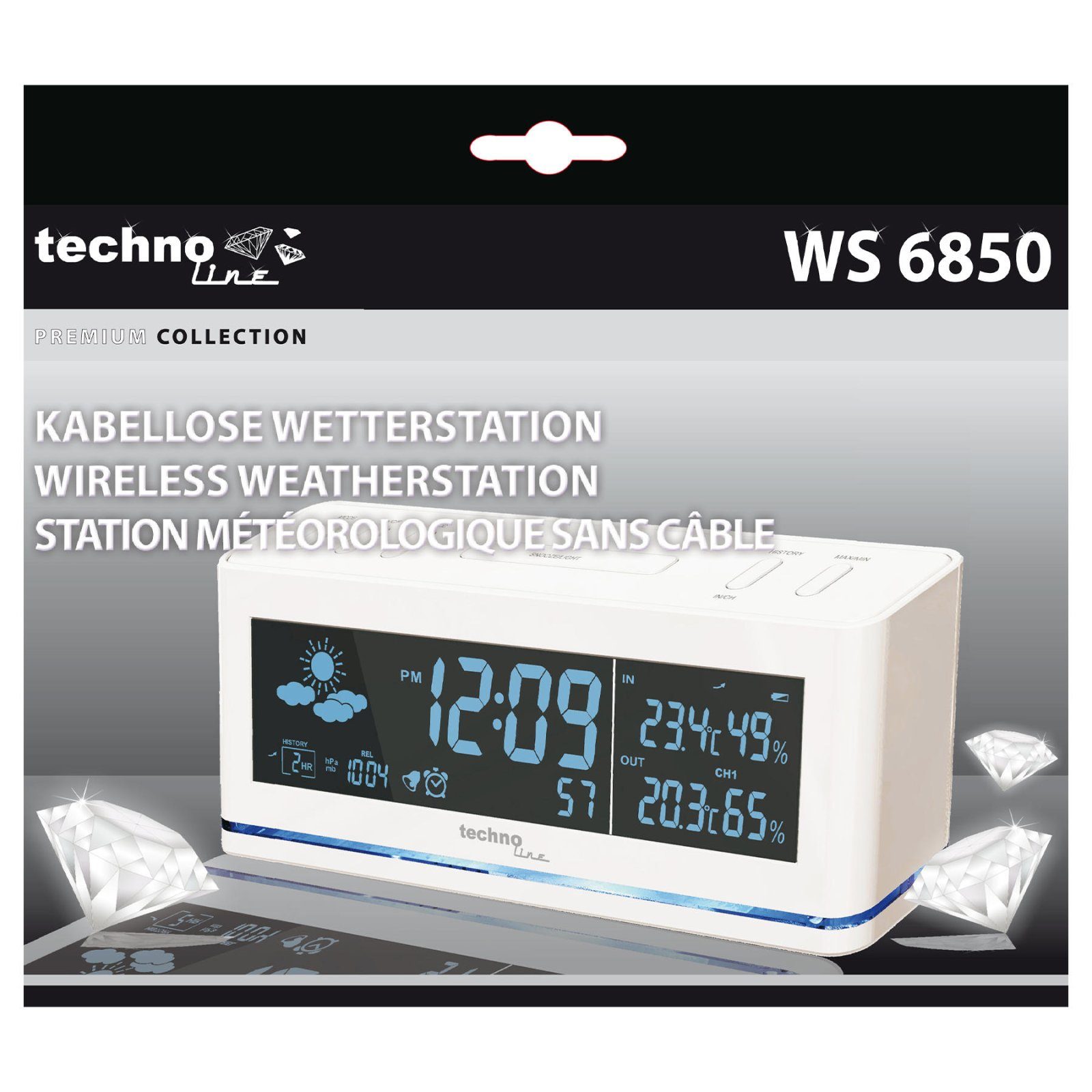 Метеостанція Technoline WS6850 White (WS6850) 5