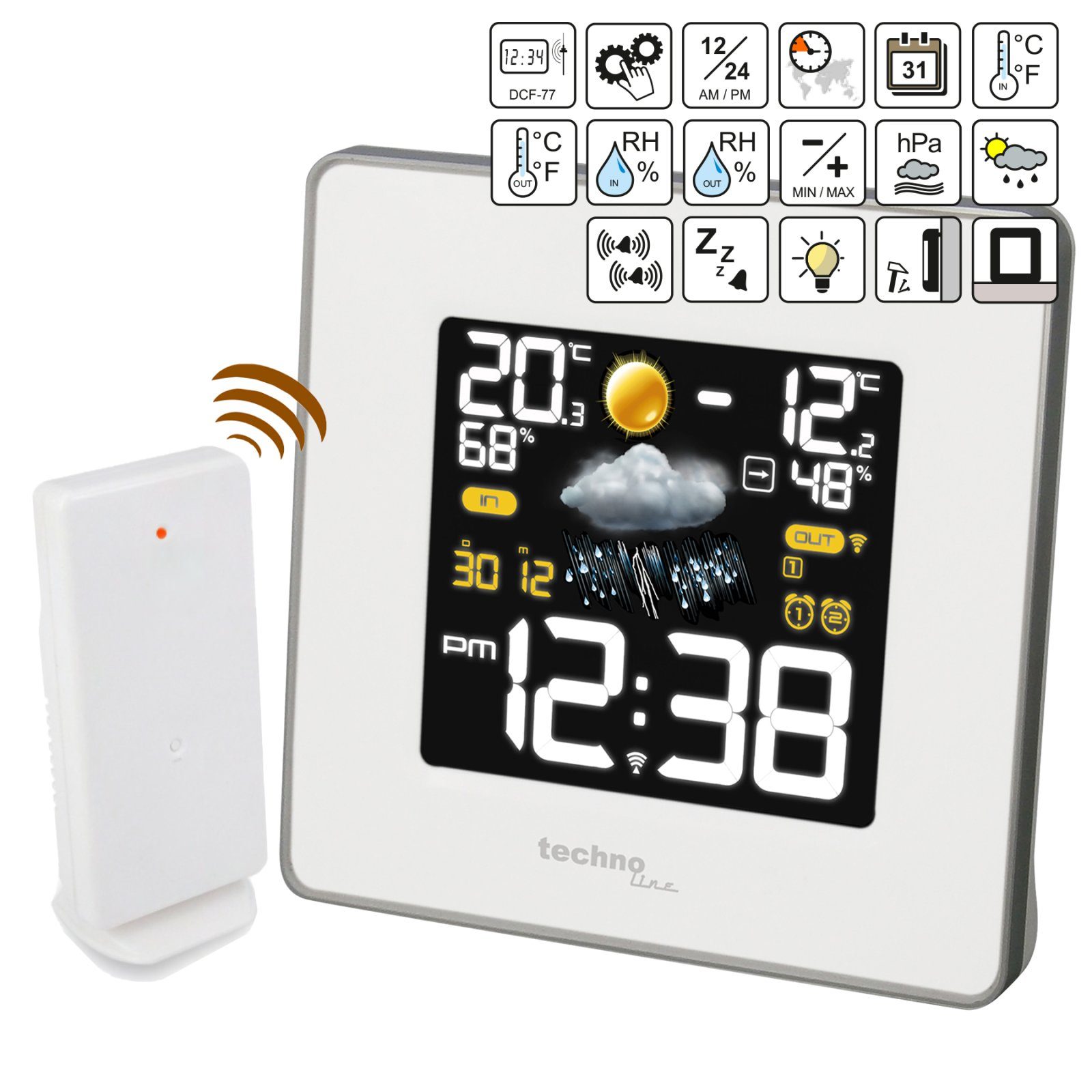 Метеостанція Technoline WS6440 White (WS6440) 8