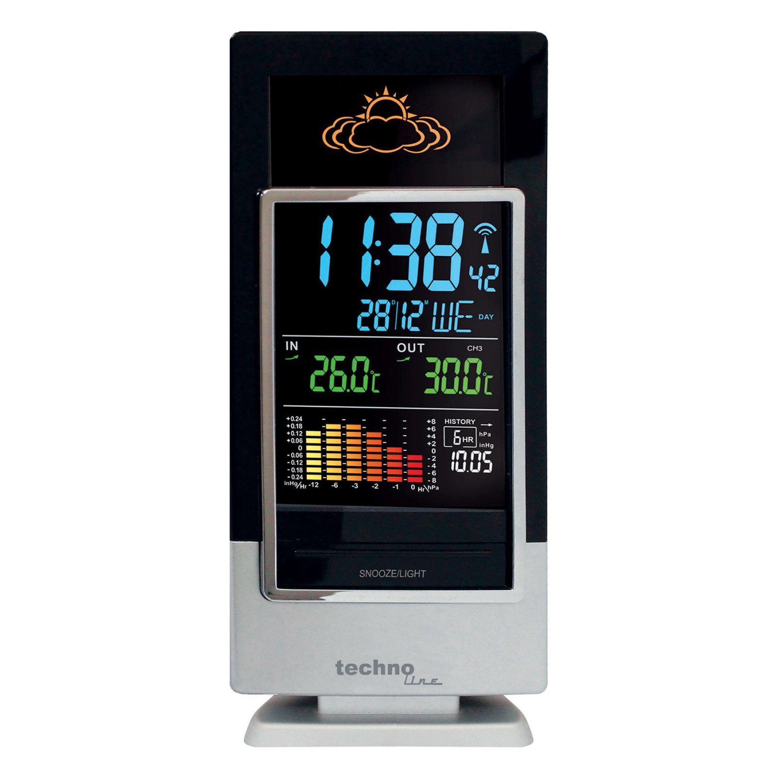 Метеостанція Technoline WS6502 Black/Silver (WS6502) 6