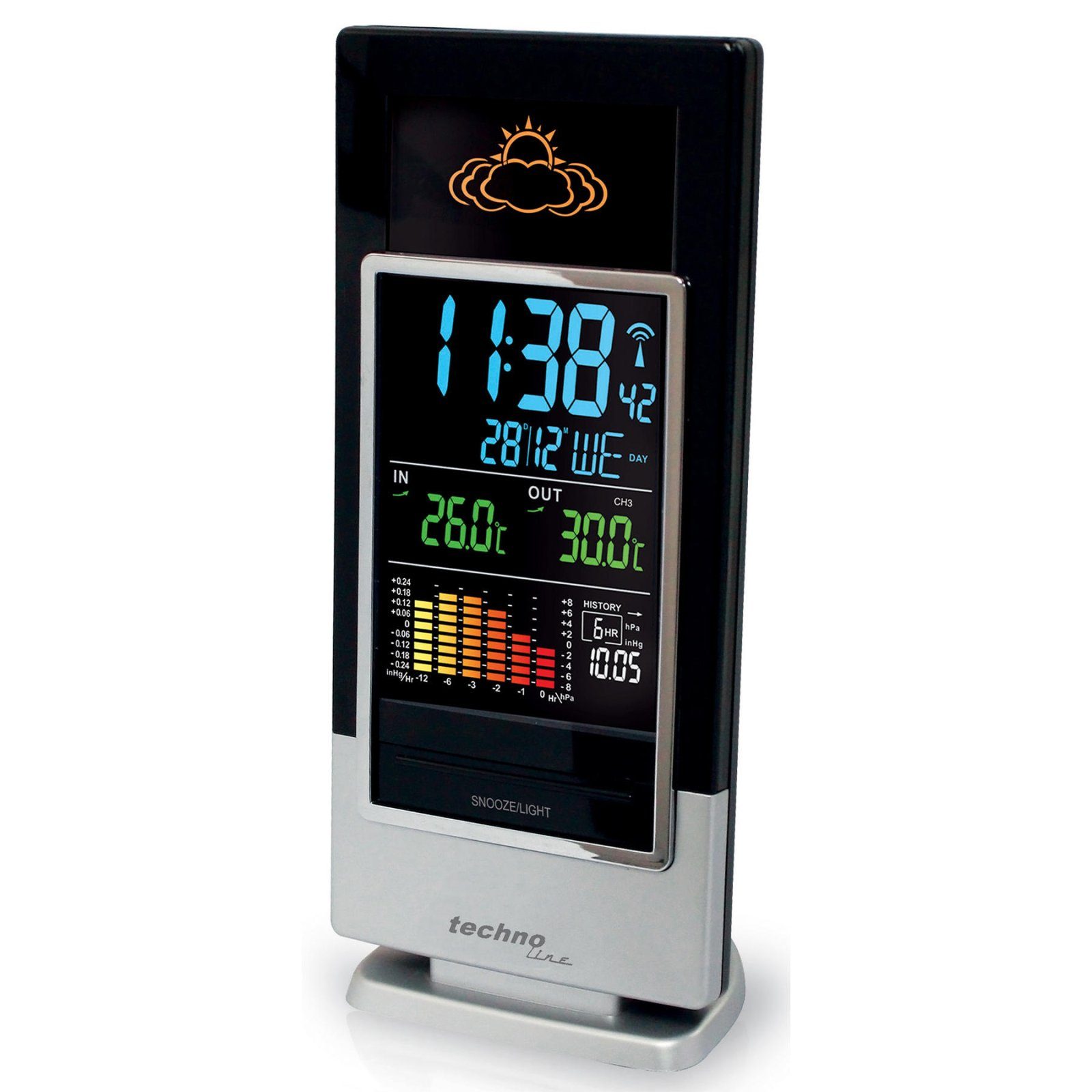 Метеостанція Technoline WS6502 Black/Silver (WS6502) 5