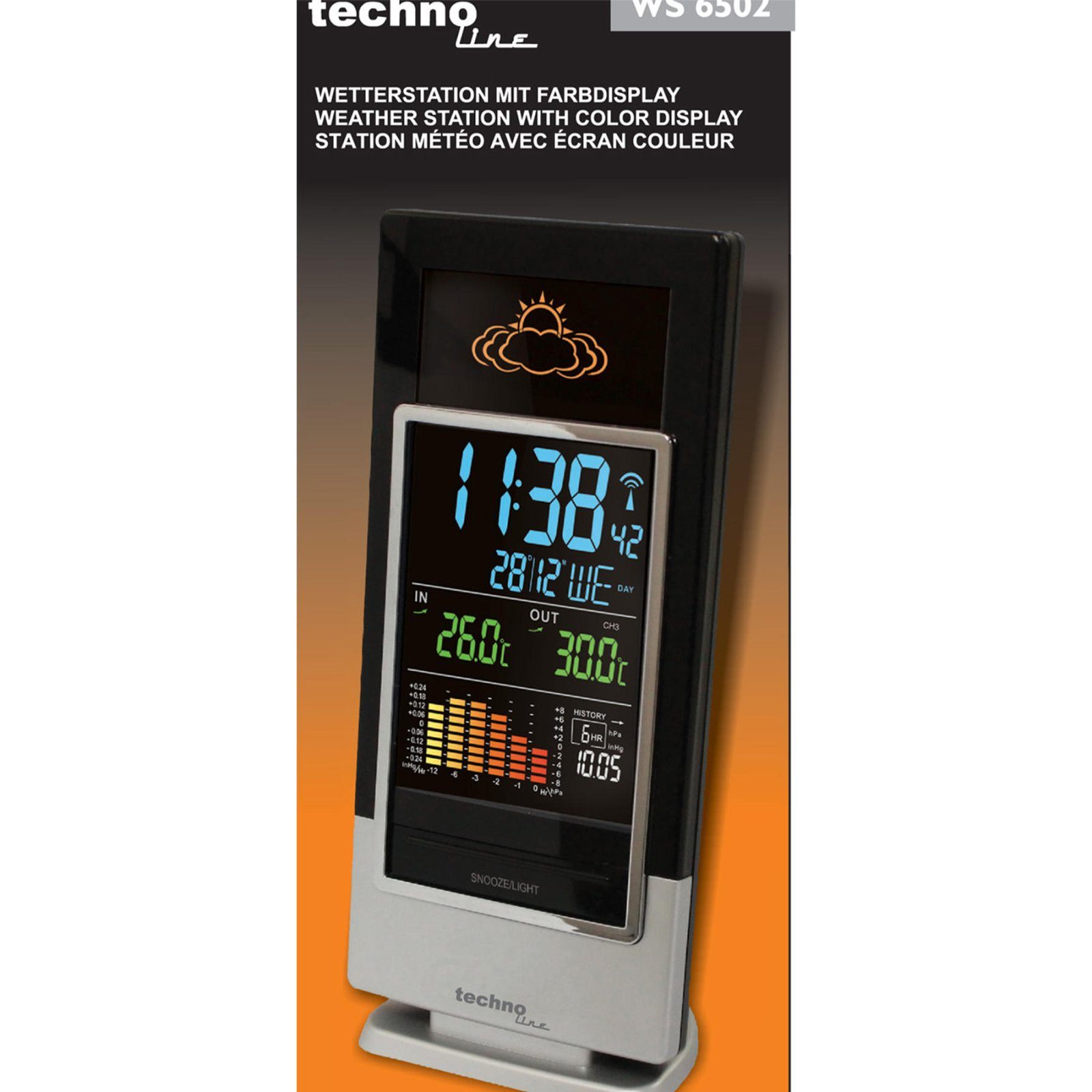 Метеостанція Technoline WS6502 Black/Silver (WS6502) 4