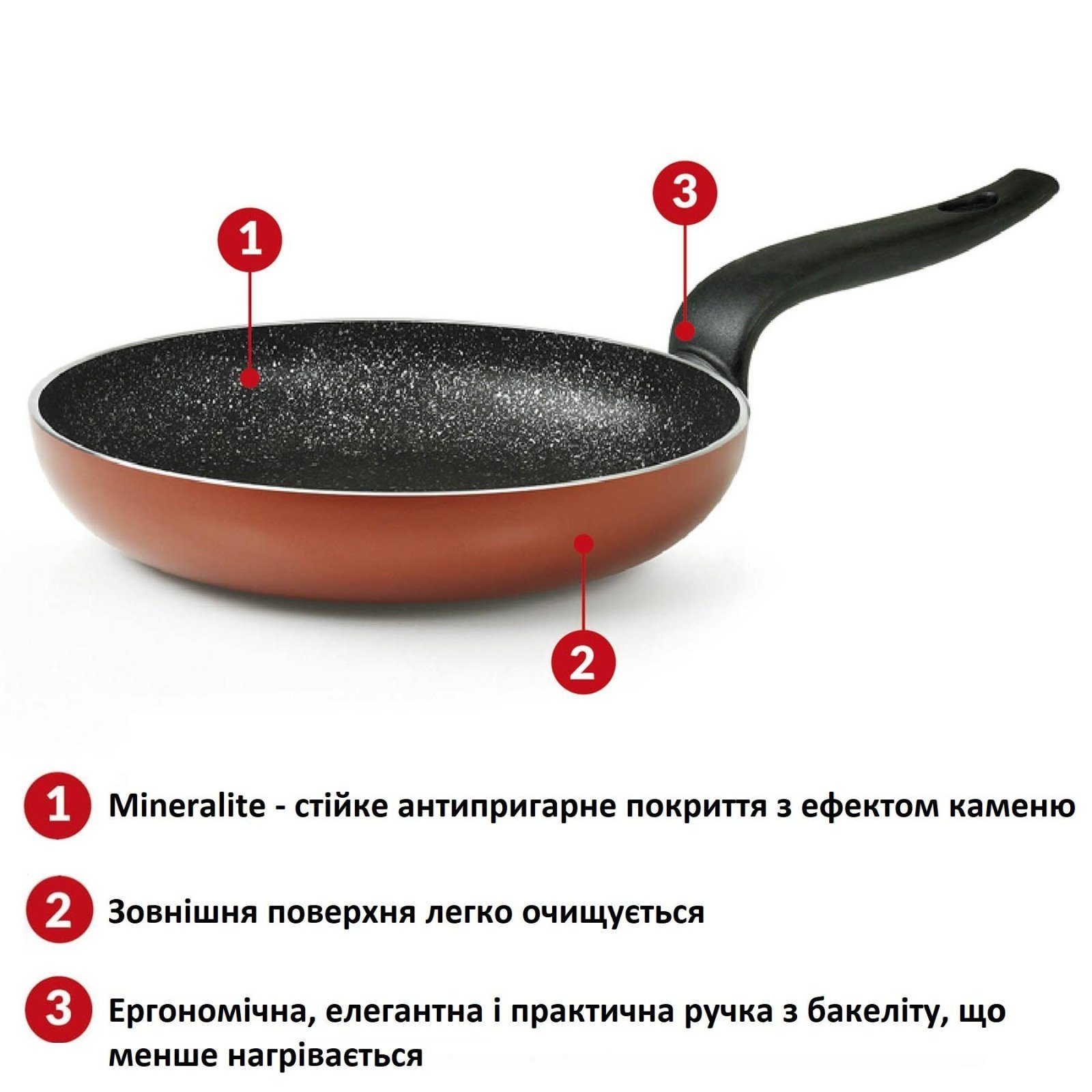 Сковорода Flonal Pepita Granit 26 см (PGFPS2650) 3