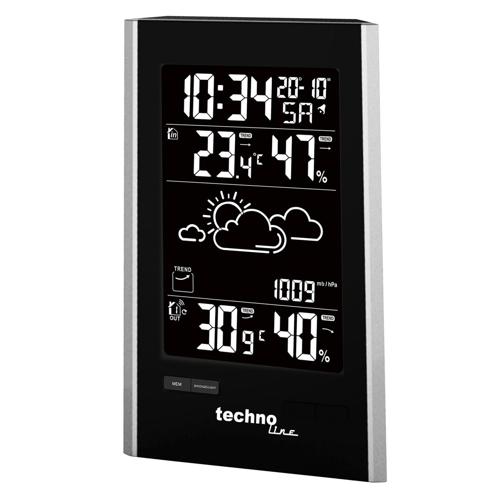 Метеостанція Technoline WS9060 Black/Silver (WS9060) 5