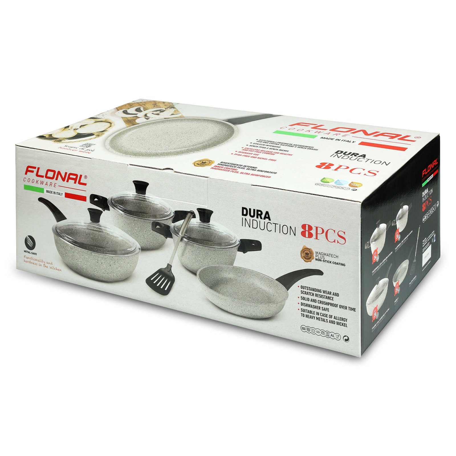 Набір посуду Flonal Dura Induction 8 предметів (DUISET08PZ) 3