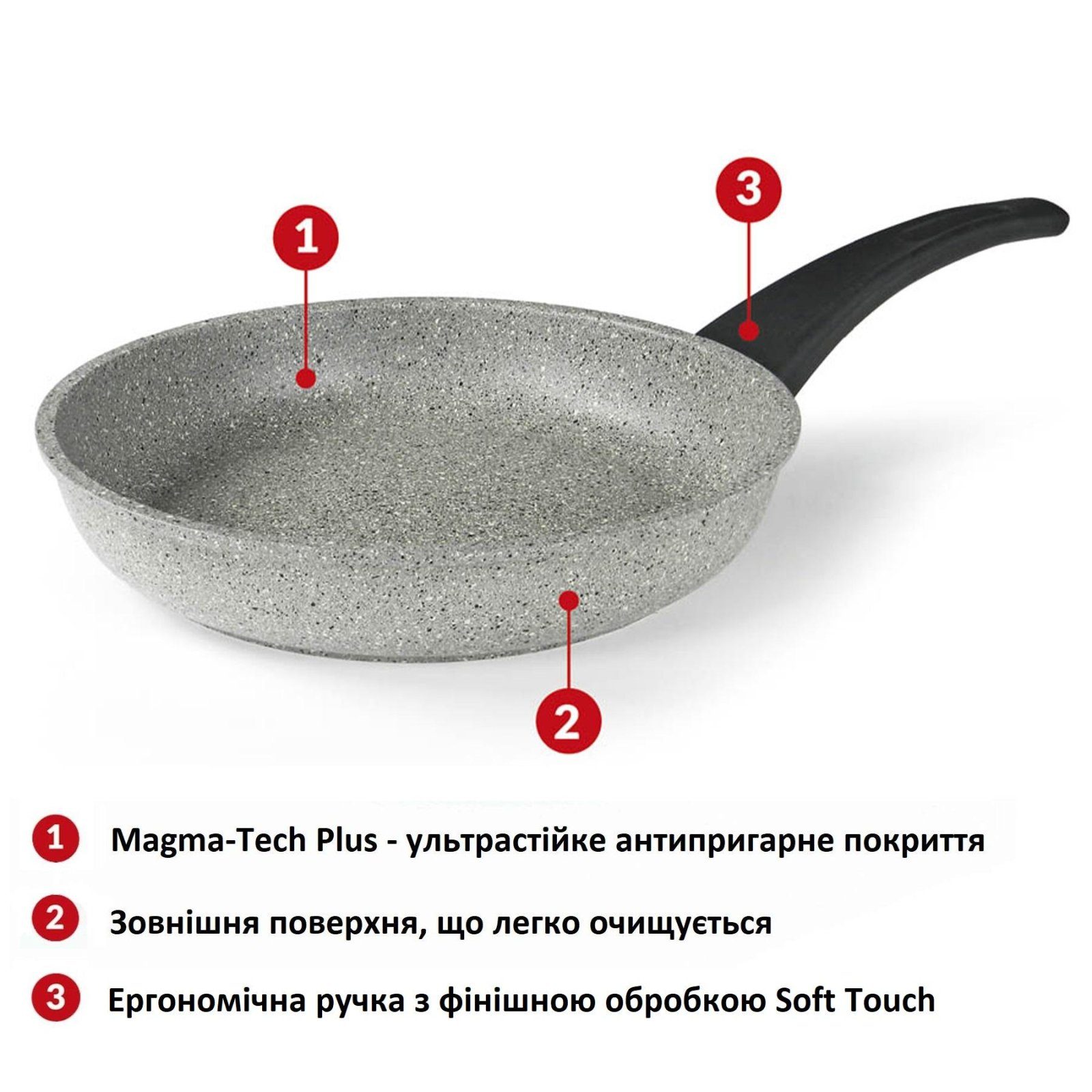 Сковорода Flonal Dura Induction 24 см (DUIPD2430) 5