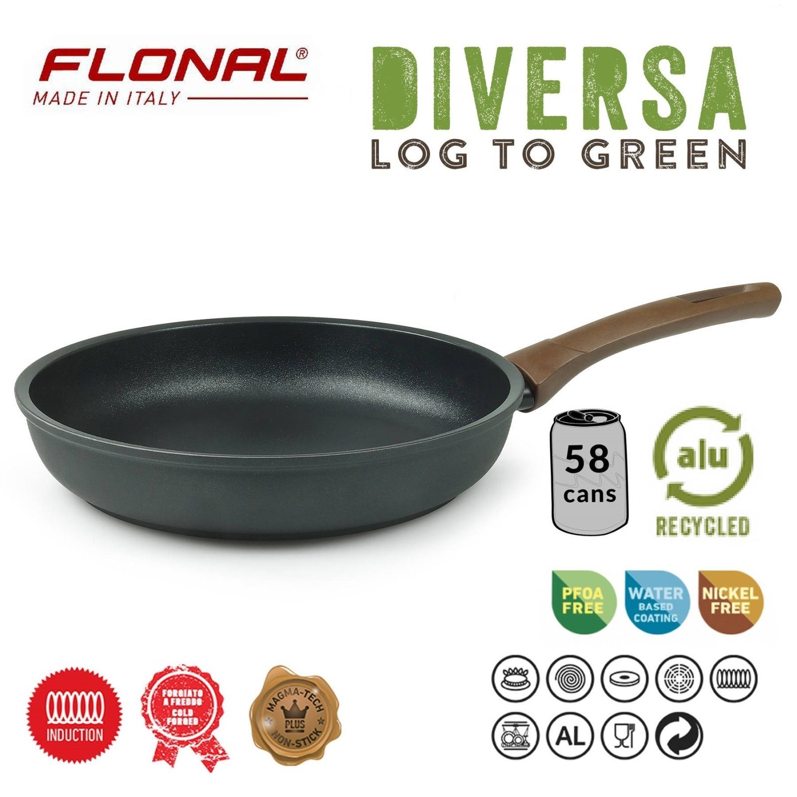 Сковорода Flonal Diversa 24 см (DIVPD2430) 2