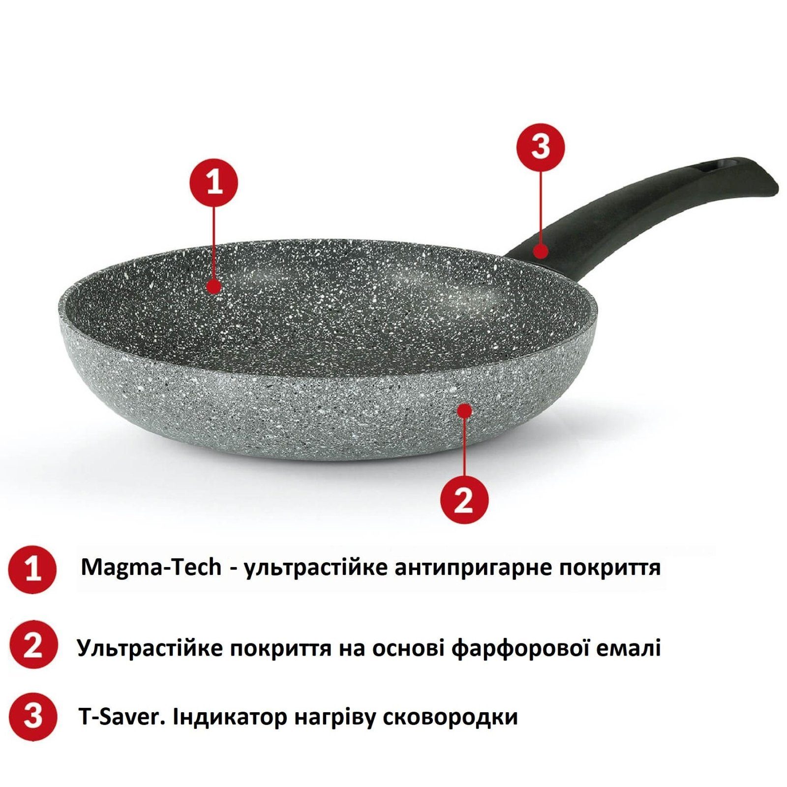 Сковорода Flonal Pietra Viva 22 см (PV8PB2270) 5