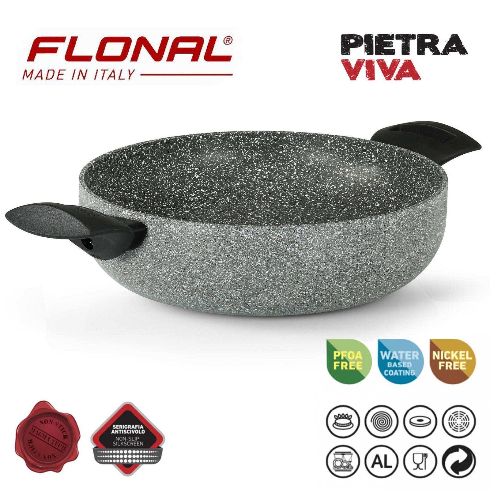 Сотейник Flonal Pietra Viva 28 см (PV8PH2870) 2